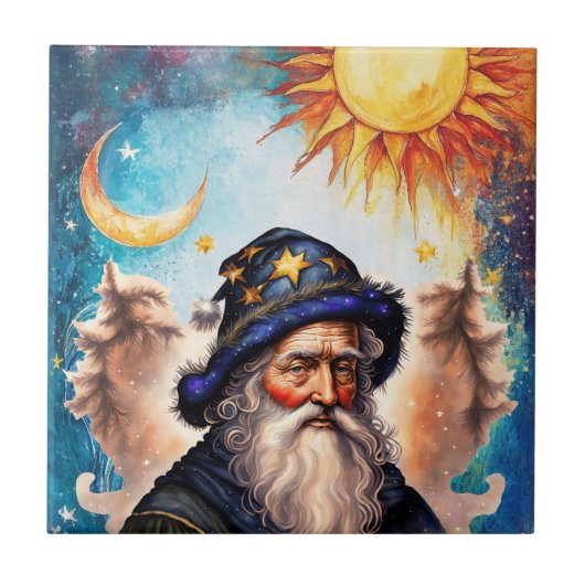 天の魔法使い太陽と月 タイル (正面)