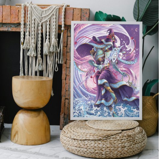 天の魔術師の手描き ポスター