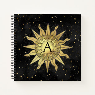 天の黄金の太陽スパイラルノート ノートブック