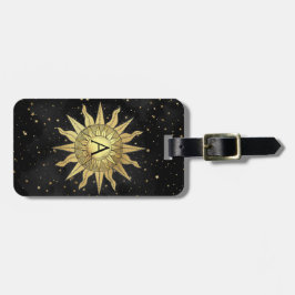 天の黄金の太陽 ラゲッジタグ
