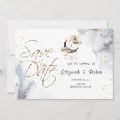 天の黄金の月と星 セーブザデート (正面)