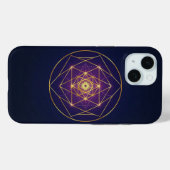 天の黄金曼荼羅 – 無限のバランス Case-Mate iPhoneケース (裏面 (横))