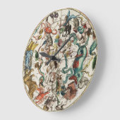 天のHarmonia ラージ壁時計 (傾斜)