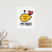 天ぷらおもしろいすしプリン ポスター (キッチン)