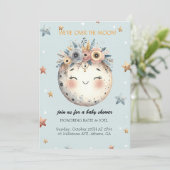 天をテーマにした赤ちゃんシャワー招待状 招待状 (スタンド正面)