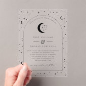 天アーチ結婚式招待状 アクリル招待状 (インサイチュ (ポータブル))