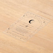 天アーチ結婚式招待状 アクリル招待状 (レイダウン)