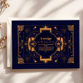 天エレガントブライダルシャワー エンクロージャーカード