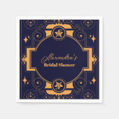 天エレガントブライダルシャワー スタンダードカクテルナプキン (正面)