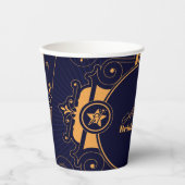 天エレガントブライダルシャワー 紙コップ (正面)