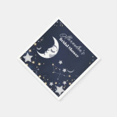 天エレガント三日月月ブライダルシャワー スタンダードカクテルナプキン (角)