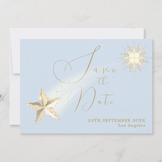 天エレガント星ムーン夕べ結婚ズ セーブザデート (正面)