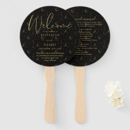 天エレガント神秘結婚式 プログラムハート ハンドファン