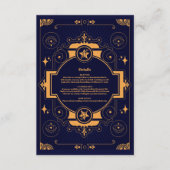 天エレガント結婚の エンクロージャーカード (正面)