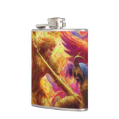 天カラフルの対立抽象芸術絵を描 フラスク (左)