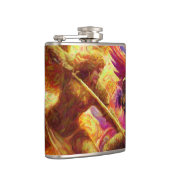 天カラフルの対立抽象芸術絵を描 フラスク (右)