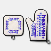 天クールの 鍋つかみ&鍋敷きセット (正面)