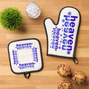 天クールの 鍋つかみ&鍋敷きセット