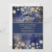 天クール月と星sweet sixteen 招待状 (裏面)