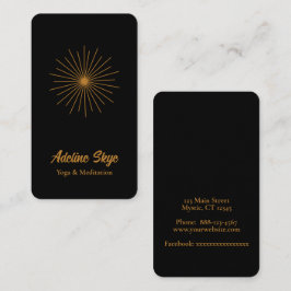 天シンプルの太陽 名刺