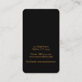 天シンプルの太陽 名刺 (裏面)