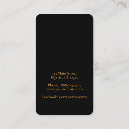 天シンプルの太陽 名刺 (裏面)