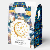 天シンプル星の天の赤ちゃんシャワー フェイバーボックス (オープン)