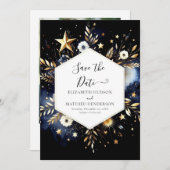 天スタイリッシュ素朴結婚星 セーブザデート (正面/裏面)