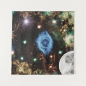 天スパイラル銀河系星雲クラスター星火花 タペストリー (正面(横))