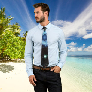 天スパイラル銀河系星雲クラスター星火花 ネクタイ