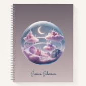 天パーソナライズされた上浮体都市 ノートブック (正面)