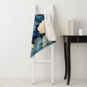 天モダンの太陽の星と青雲 シェルパブランケット (インサイチュ)