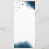 天モダンの水結婚彩のディナーメニュー メニュー (裏面)