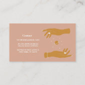 天モダンエレガント手ヨガ 名刺 (裏面)