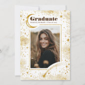 天モダン科写真卒業 案内状 (正面)