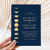 天モダン結婚の 招待状