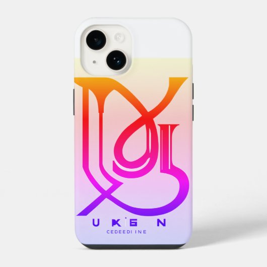 天上のエレガンスiPhoneカバー iPhoneケース (裏面)