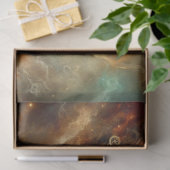 天上のステームパンク猫の時間の航海のデコパージュ 薄葉紙 (ギフト)