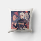 天上の優雅さ：三毛枕 クッション (裏面)