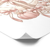 天上の十字架と秋の月 ウォールアート (角)