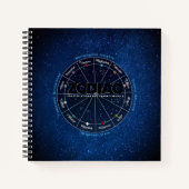 天上の壮麗〔占星術の〕十二宮図 ノートブック (正面)