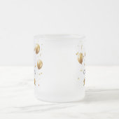 天上の夢 – 曇り卒業マグ(10oz) フロストグラスマグカップ (中央)