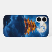 天上の山の月宮殿 iPhone 16ケース (裏面横)