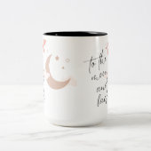 天上の恋の情事:月と背中 ツートーンマグカップ (中央)