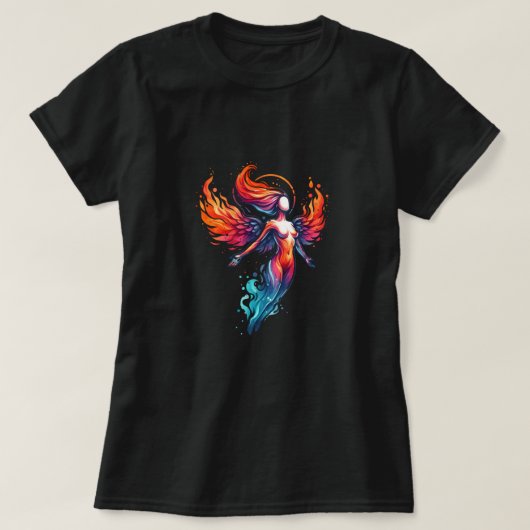 天上の炎と氷の女神 Tシャツ (デザイン正面)