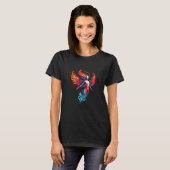 天上の炎と氷の女神 Tシャツ (正面フル)