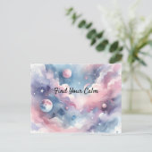 天上の穏やかなポストカードを見つける ポストカード (スタンド正面)