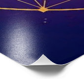 天上の聖なる曼荼羅 - 神秘幾何学 フォトプリント (角)