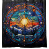 天上の脱出シャワーカーテン シャワーカーテン (正面)