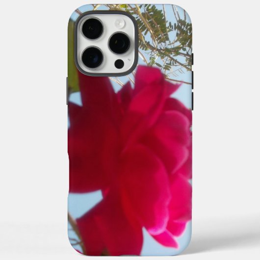 天上の花｜青空に映える赤い薔薇 Case-Mate iPhoneケース (裏面)